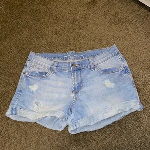 Ripped Jean shorts